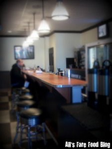 Counter area at Blue's Egg.