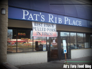 Exterior of Pat's Rib Place in Waukesha