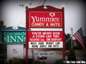 Yummie's exterior sign