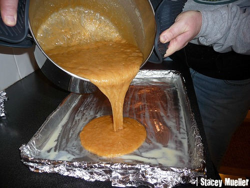 Heavy lifting courtesy of my hubby, Frank.