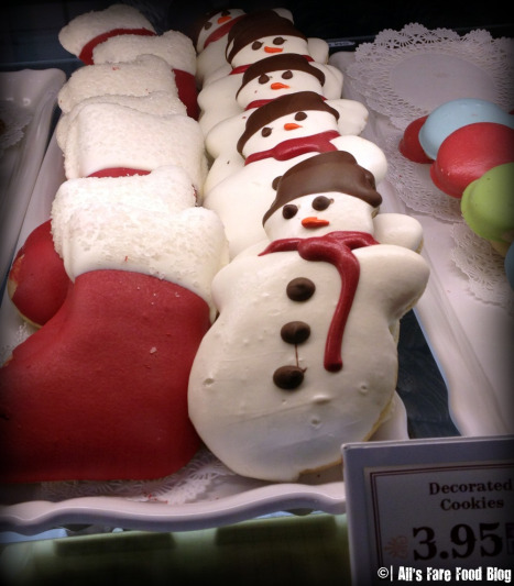 Snowman cookies from the Confectionary on Main Street
