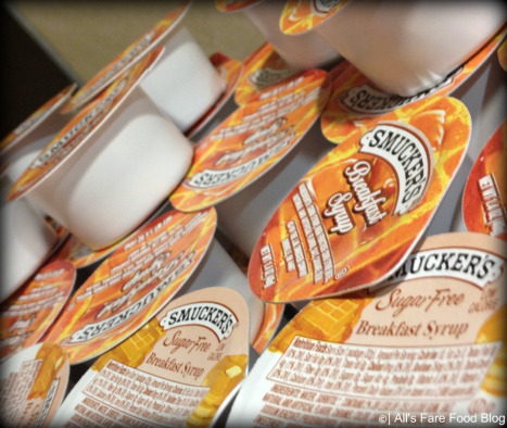 Syrup pile at Holiday Inn Express