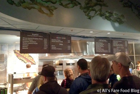 Ordering at the Mara at Animal Kingdom Lodge