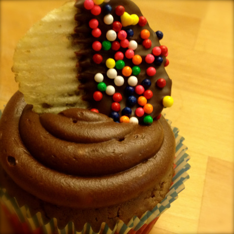Chocolate-mashed potato cupcakes