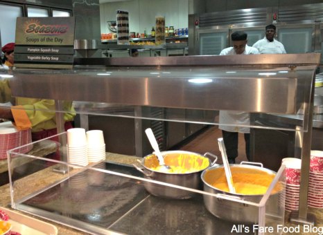 Soup station at Sunshine Seasons, Epcot, the Land