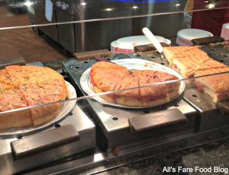 Hot sandwiches at Sunshine Seasons, the land