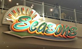 Sunshine Seasons logo at Epcot