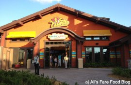 Exterior of Pollo Campero at Downtown Disney in Florida
