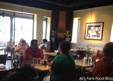 Seating at Sweet Clove Sunshine Cafe