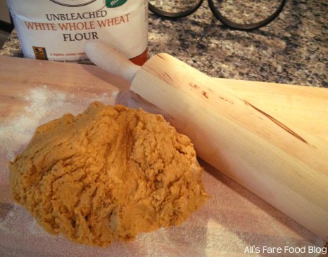 Rolling out the dough