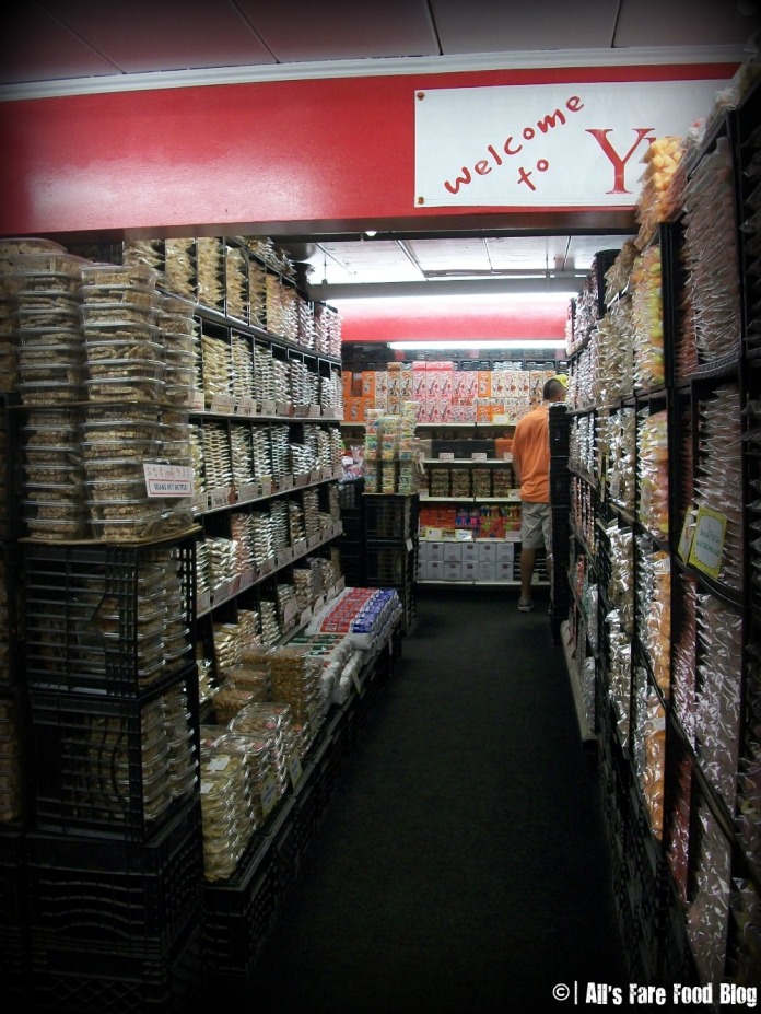 Aisles at Yummies Candy in Kittery