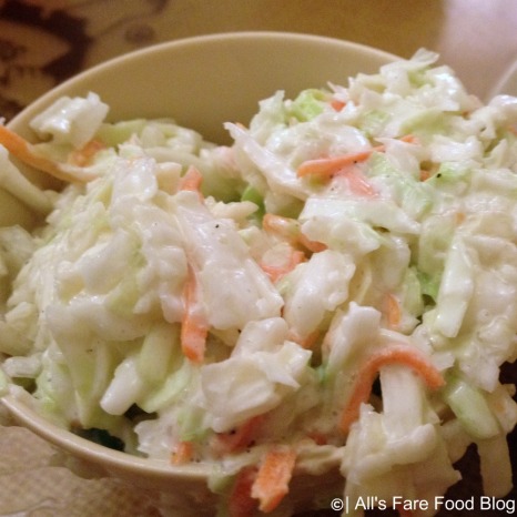 Cole slaw at Sonny's Barbecue